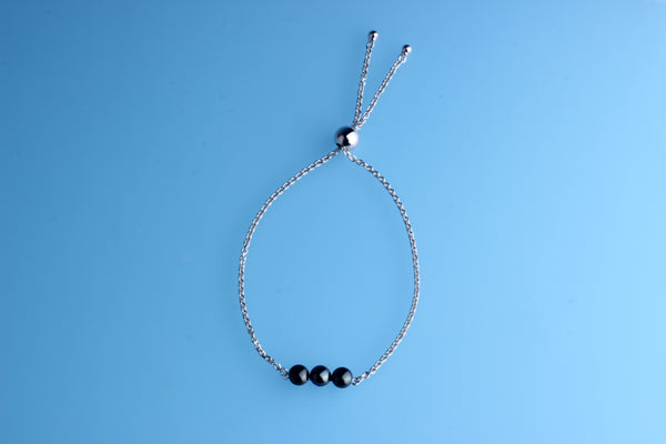 Freshwater Pearl Bracelet (Black Pearl) - Woment Designer Jewelry