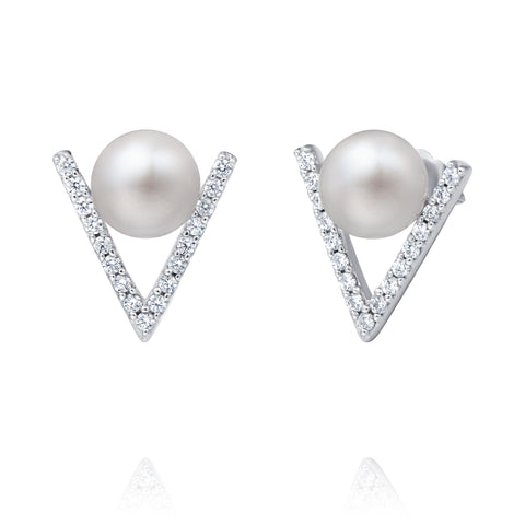 Freshwater Pearl Earrings - Woment Designer Jewelry