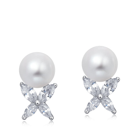 Freshwater Pearl Earrings - Woment Designer Jewelry