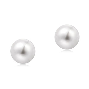 4-4.5mm Freshwater Pearl Earrings Stud (Round Shape) - Woment Designer Jewelry