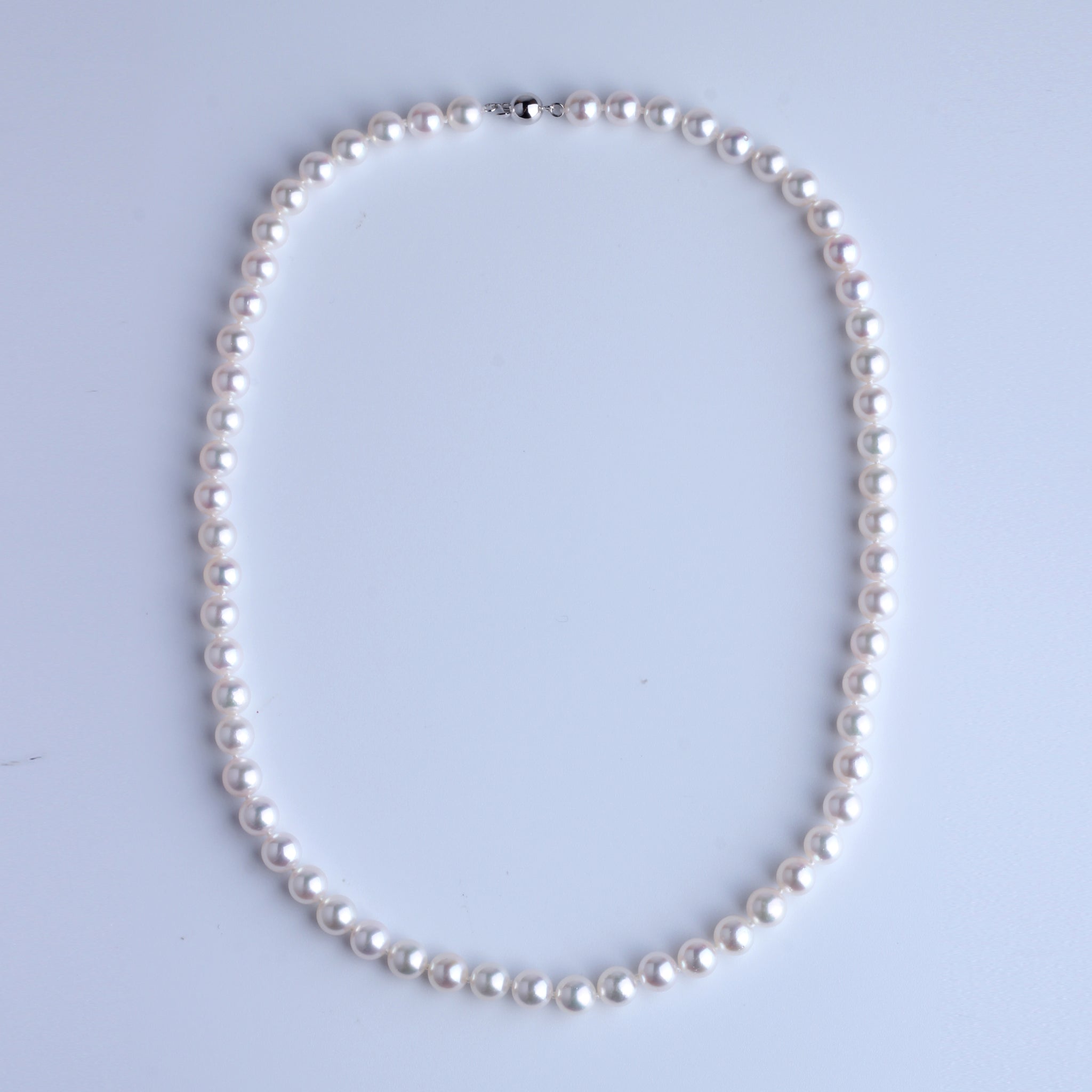 Japan Akoya Pearl Necklace 6.5-7mm - Woment Designer Jewelry