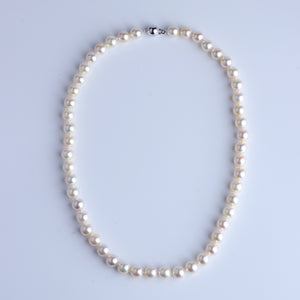 Queen Color Japan Akoya Pearl Necklace 8-8.5mm - Woment Designer Jewelry