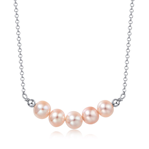Freshwater Pearl Workshop Necklace (made to order) - Woment Designer Jewelry