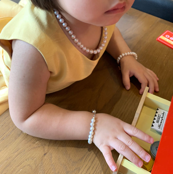 Baby Bolo Freshwater Pearl Bracelet - Woment Designer Jewelry