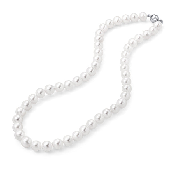 8-8.5mm Round Freshwater Pearl Necklace - Woment Designer Jewelry