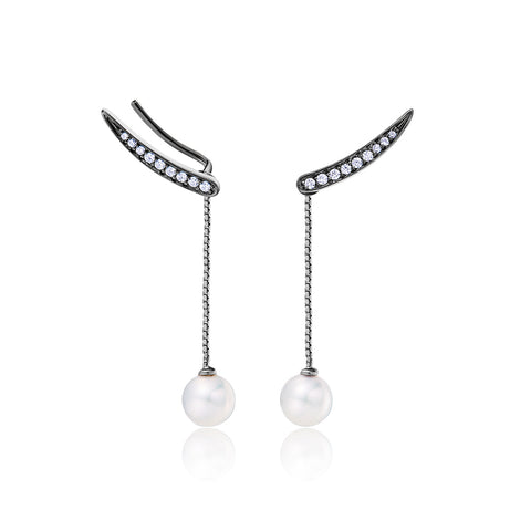 Freshwater Pearl Earrings - Woment Designer Jewelry