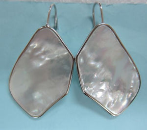 Mother of Pearl Earrings(White) - Woment Designer Jewelry