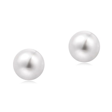 9-9.5mm Freshwater Pearl Earrings (Round Shape) - Woment Designer Jewelry