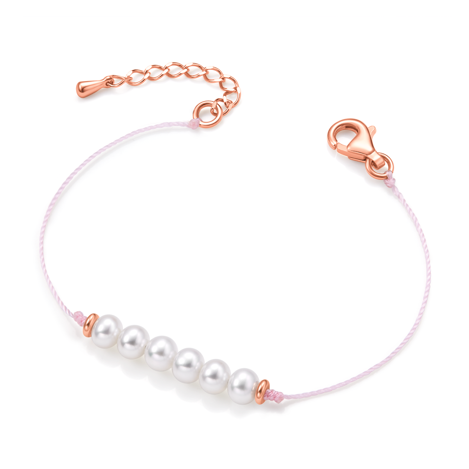 Friendship Bracelet (soft pink) - Woment Designer Jewelry